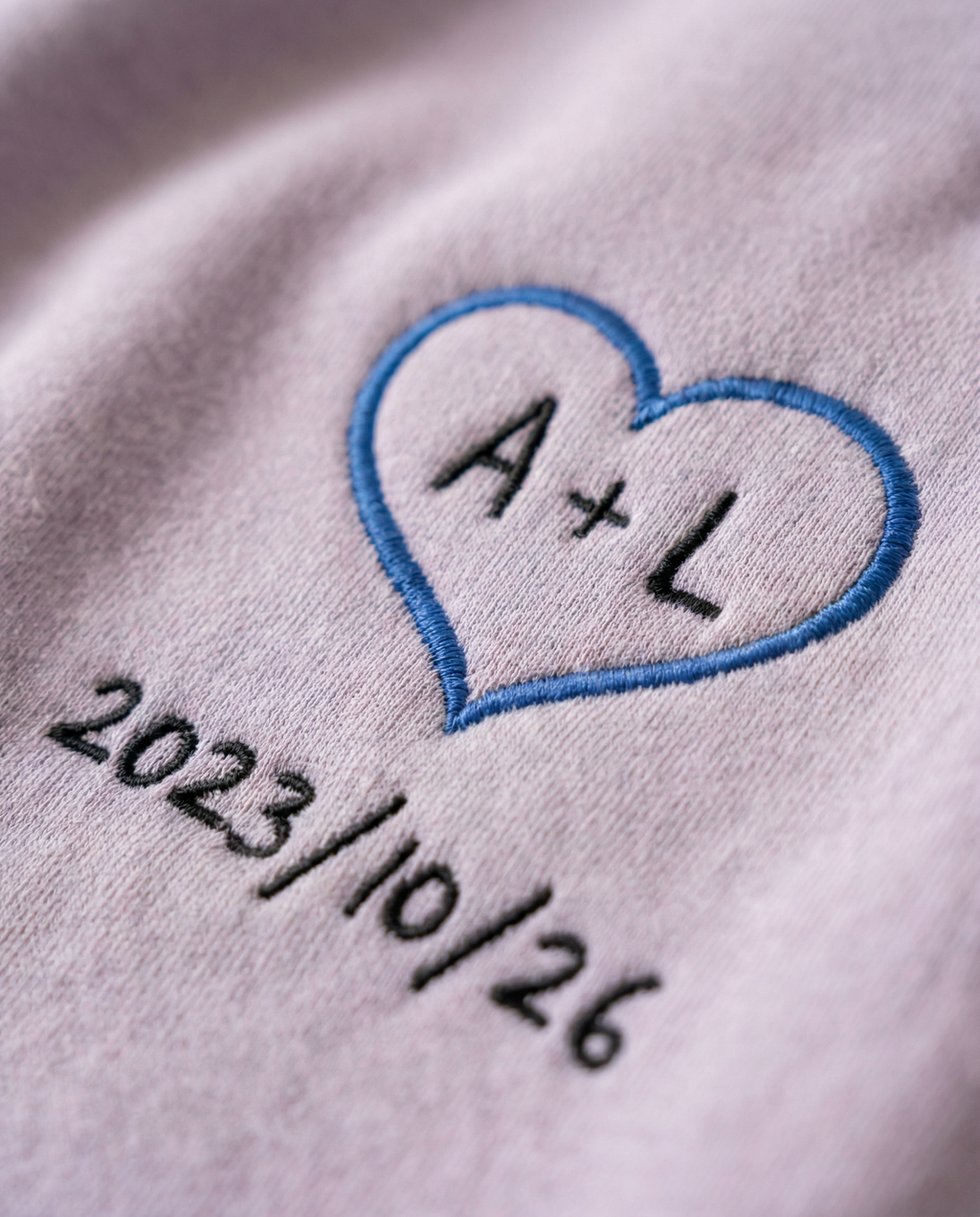 GRAHA Custom Love Note Embroidered Sweatshirt, Hoodie & Sweatpants