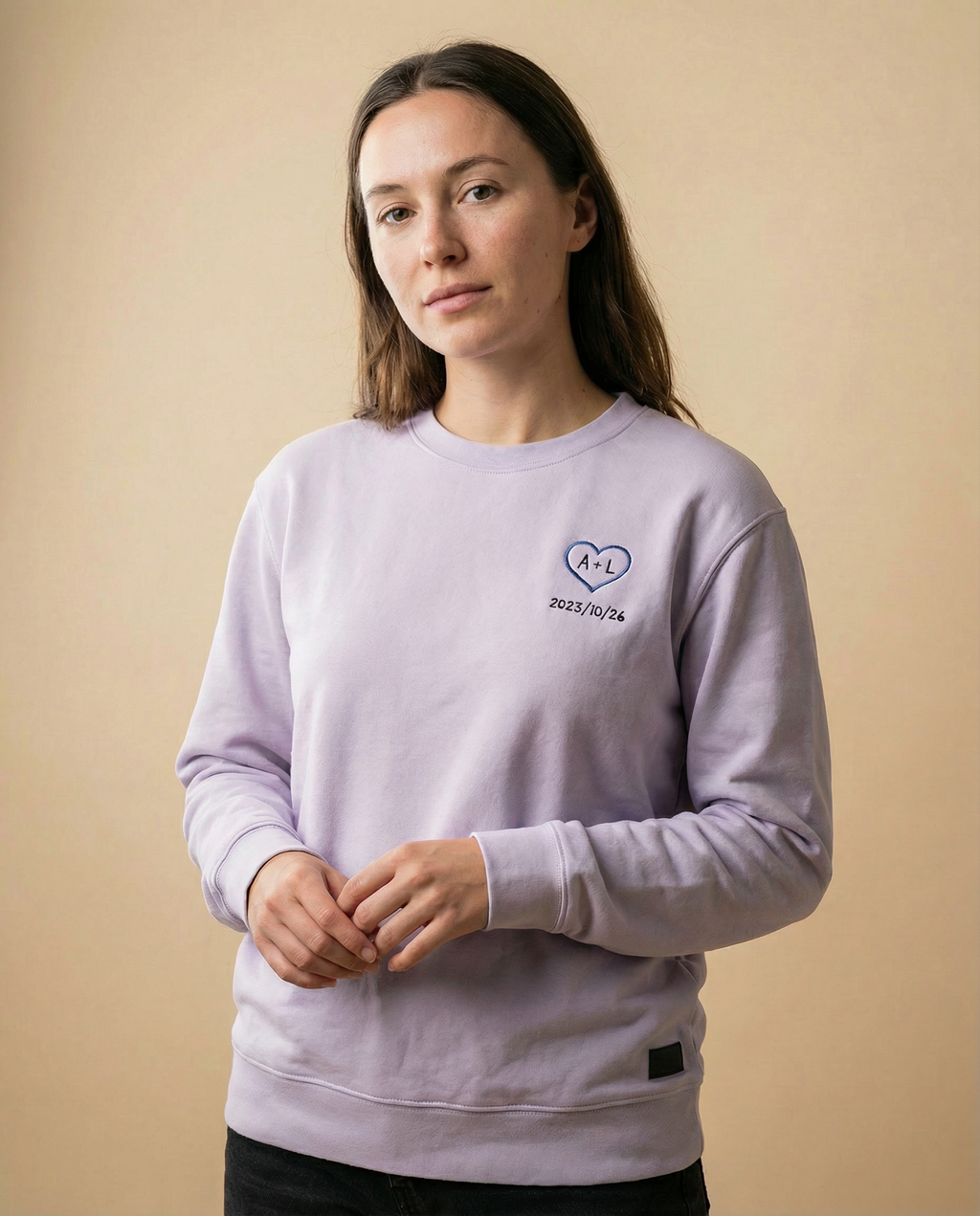 GRAHA Custom Love Note Embroidered Sweatshirt, Hoodie & Sweatpants