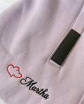 GRAHA Custom Couple Names Embroidered Sweatshirt, Hoodie & Sweatpants
