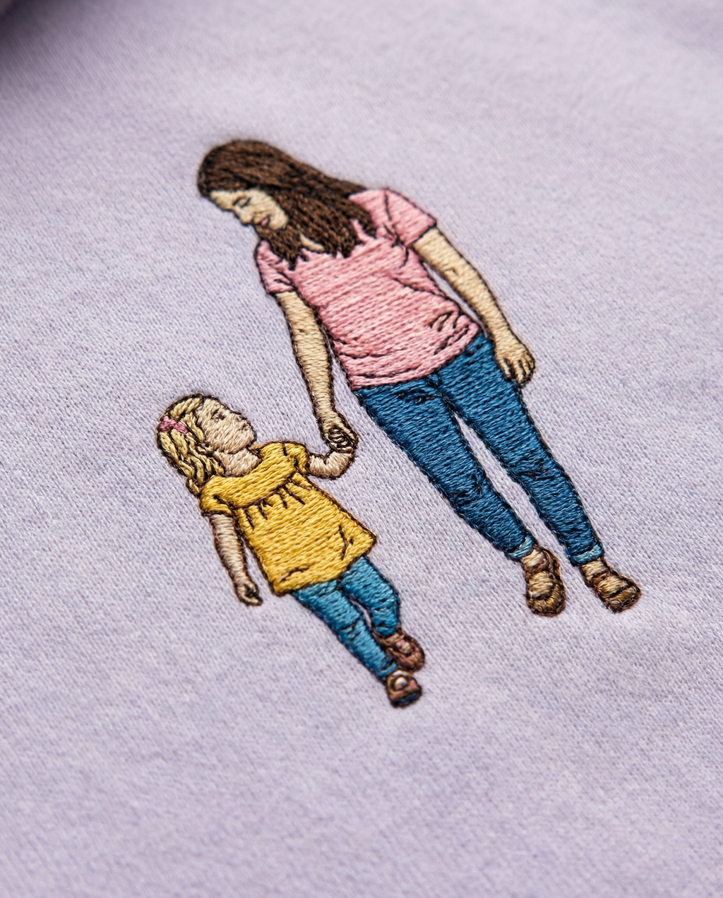 GRAHA Custom Family Photo Embroidered Sweatshirt & Hoodie