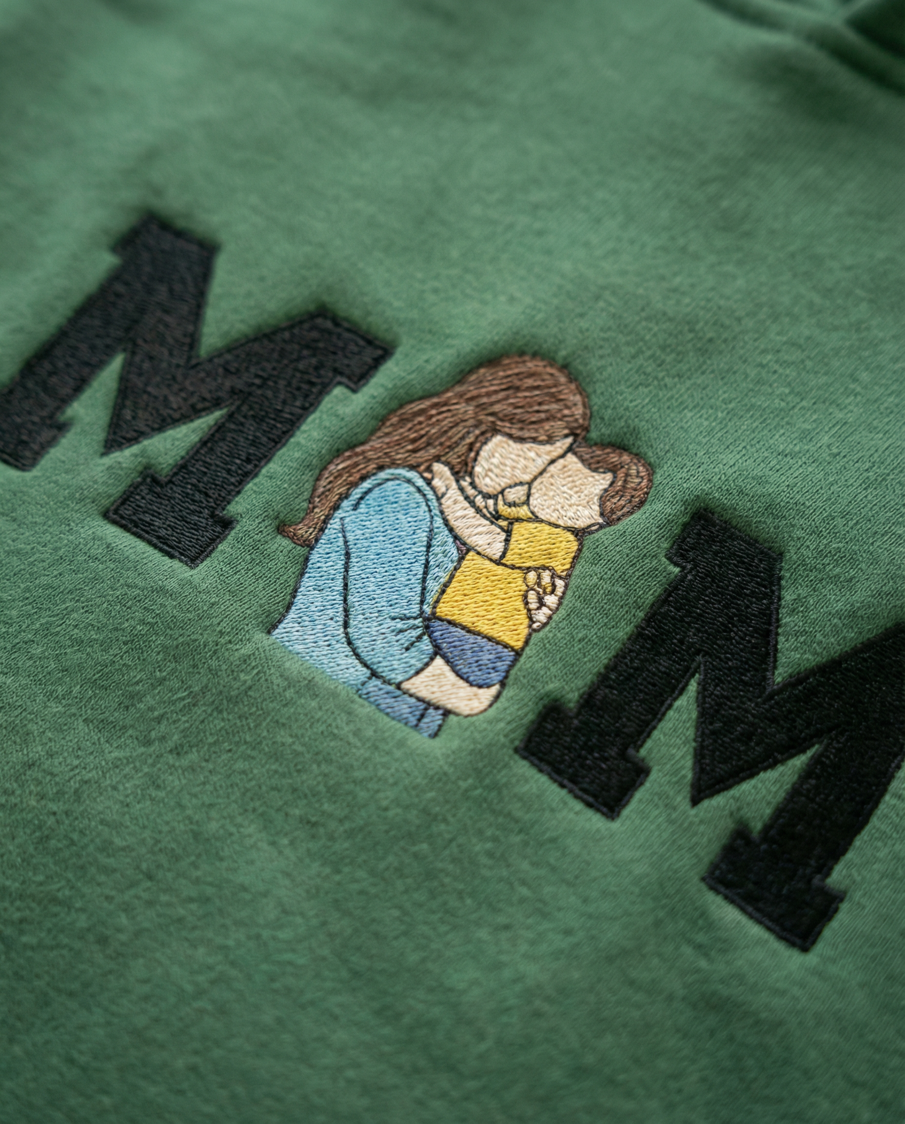 GRAHA Custom Embroidered Family Photo Varsity Sweatshirt & Hoodie