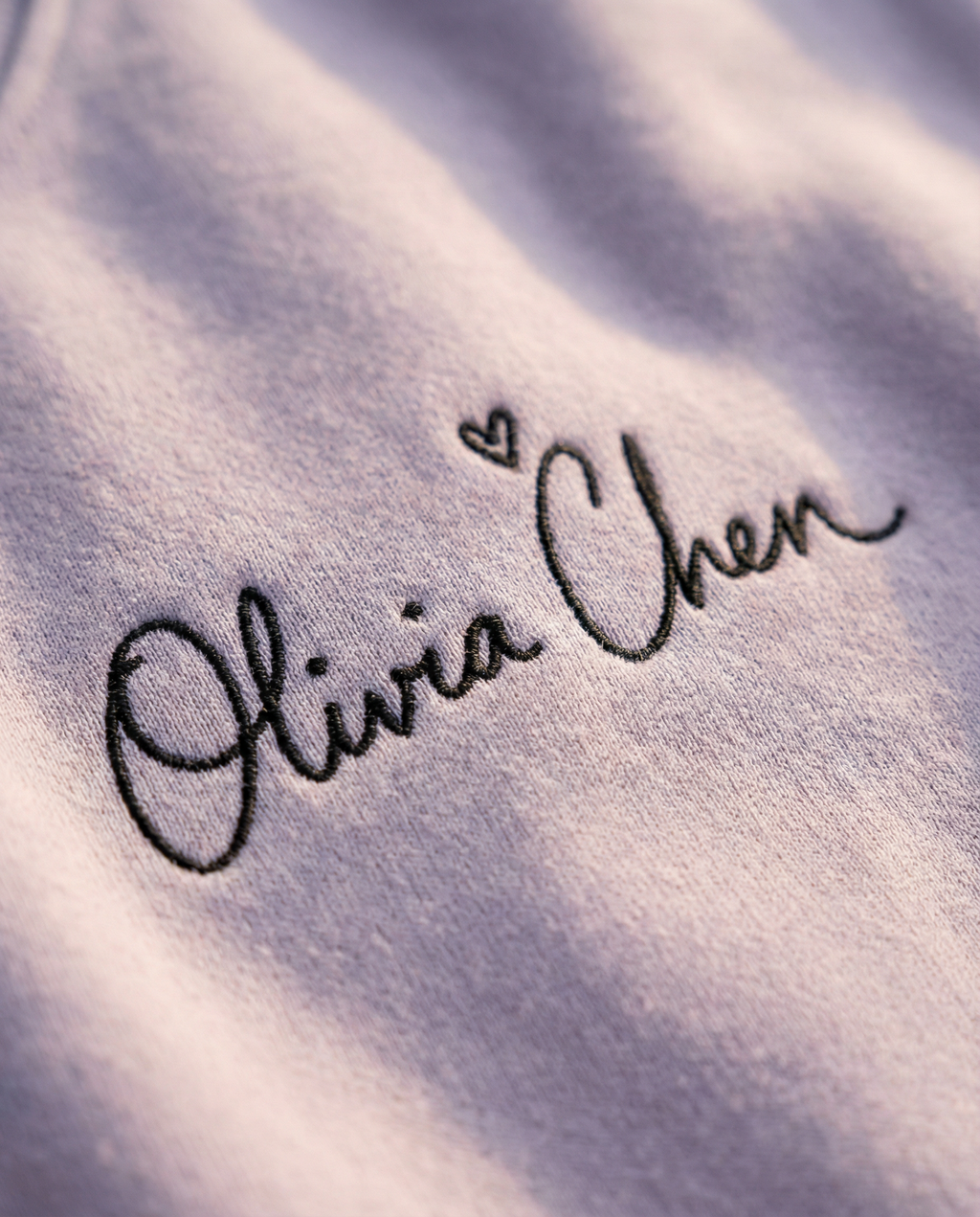 GRAHA Custom Signature Embroidered Sweatshirt, Hoodie & Sweatpants